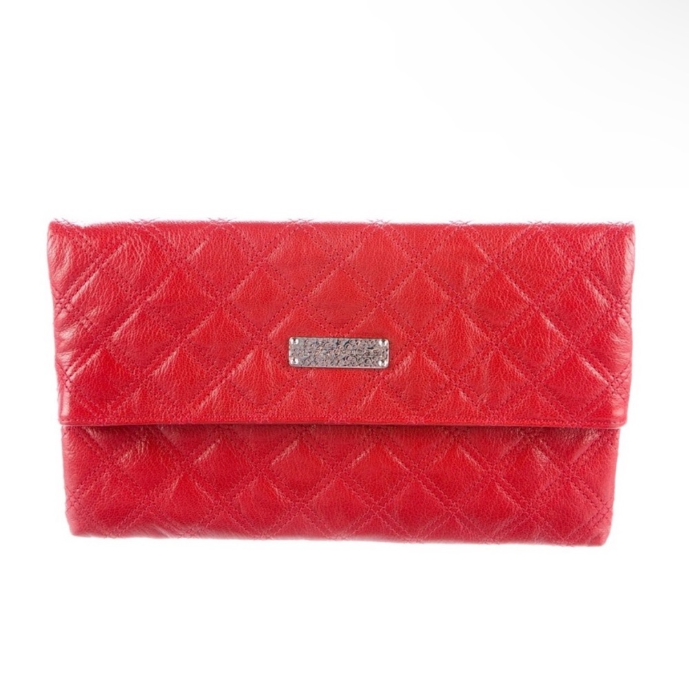 NWOT MARC JACOBS
Large Eugenie Leather Clutch fabulous color!